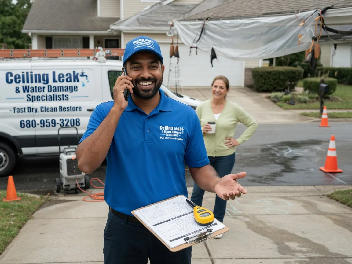 Ceiling Leak Cleanup Gipsy, MO FAQs